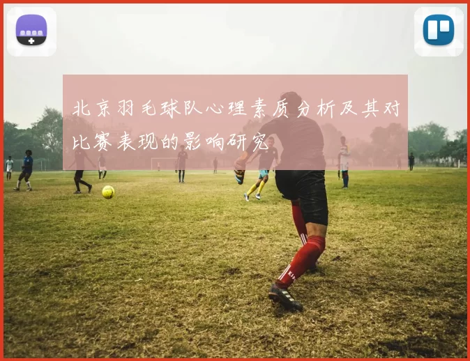 北京羽毛球队心理素质分析及其对比赛表现的影响研究